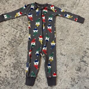 Hanna Andersson Organic Cotton Polar Bear Zip Sleeper – Size 18-24 Months